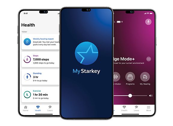 Phone with the Starkey App