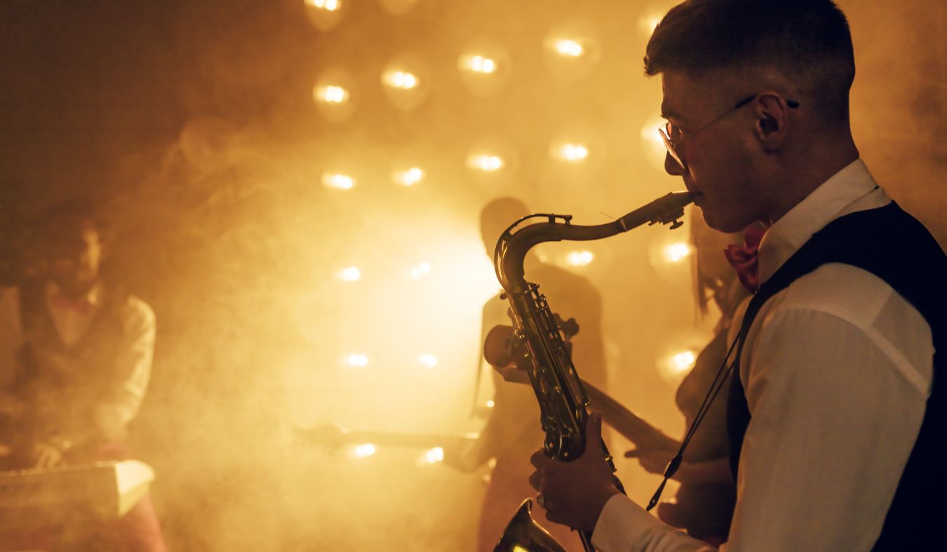 music live performance saxophone