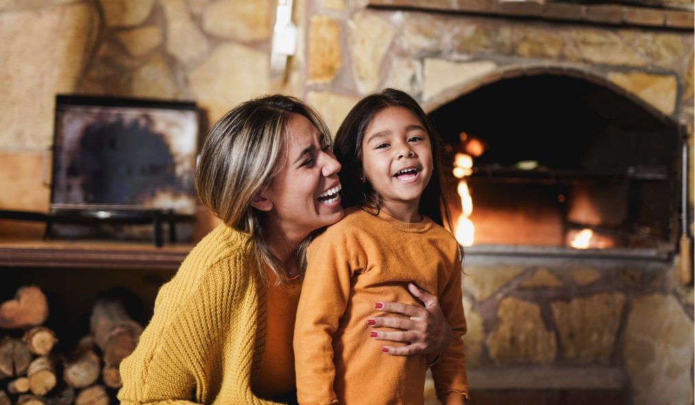 winter mother daughter fire