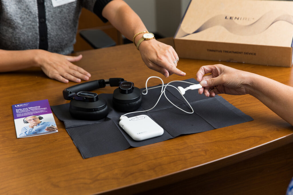 lenire tinnitus treatment equipment at alliance