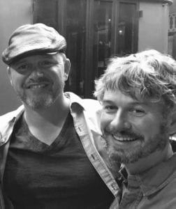 Stephen Kirsch and Craig Thornton celebrate Movember