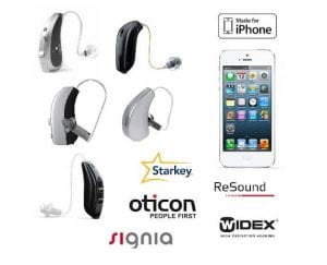 made for iPhone hearing aids with Bluetooth technology