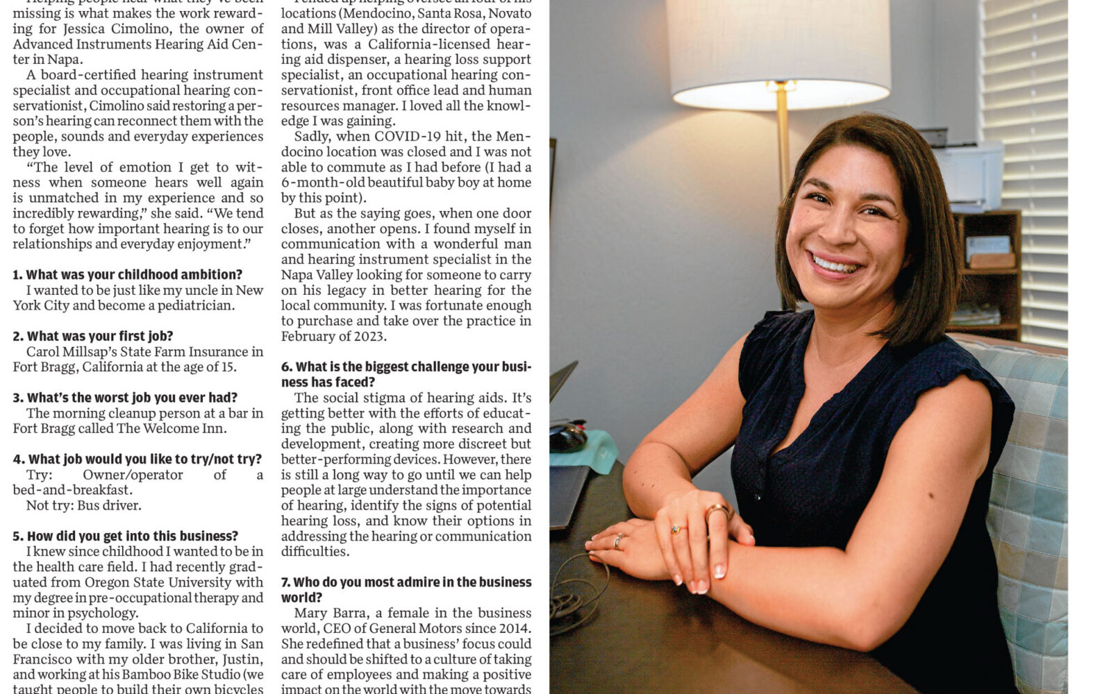 Article hearing specialist cimolino is all ears