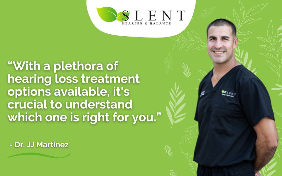 slent hearing staff with a quote