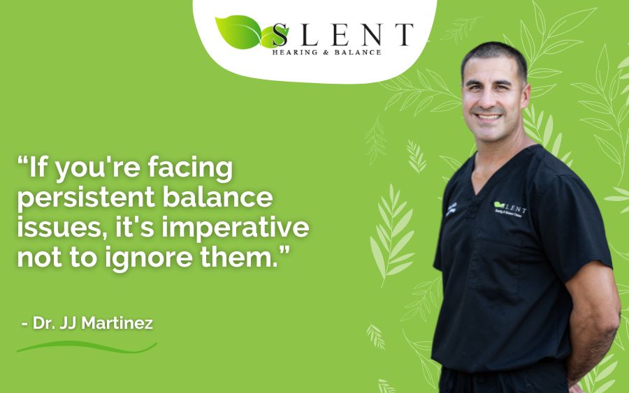 slent hearing staff image with a quote