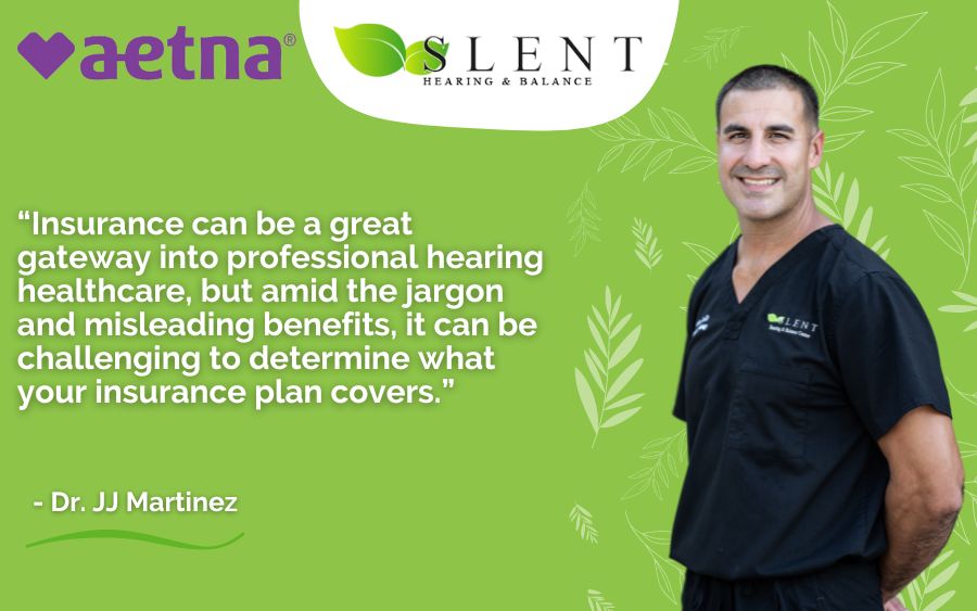 slent hearing audiologist pic with green background
