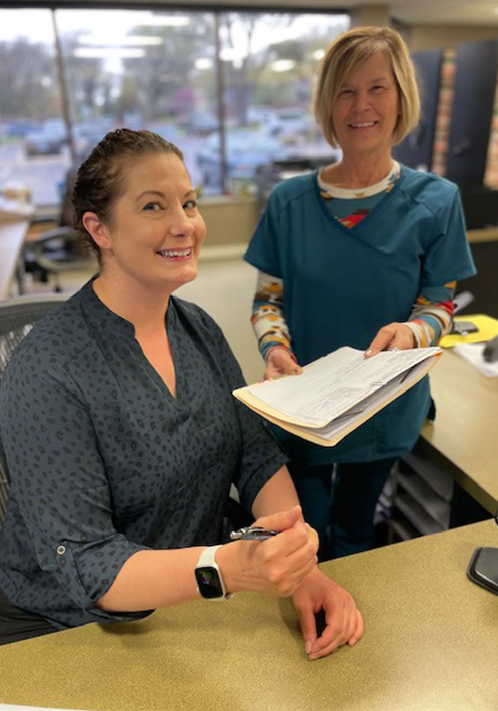 front desk office staff