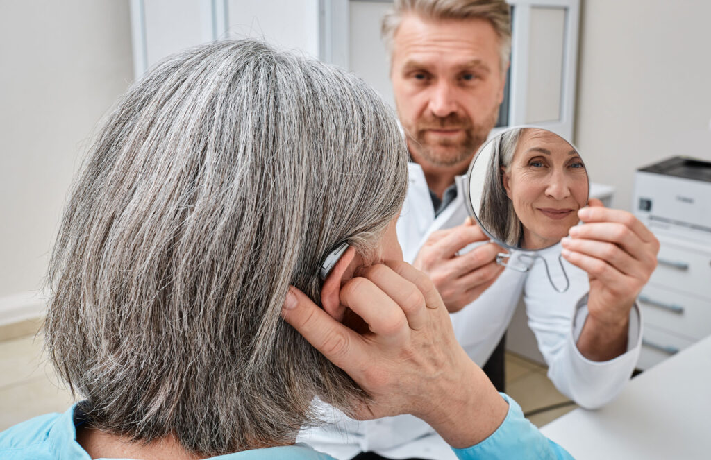 hearing aid try on standard block