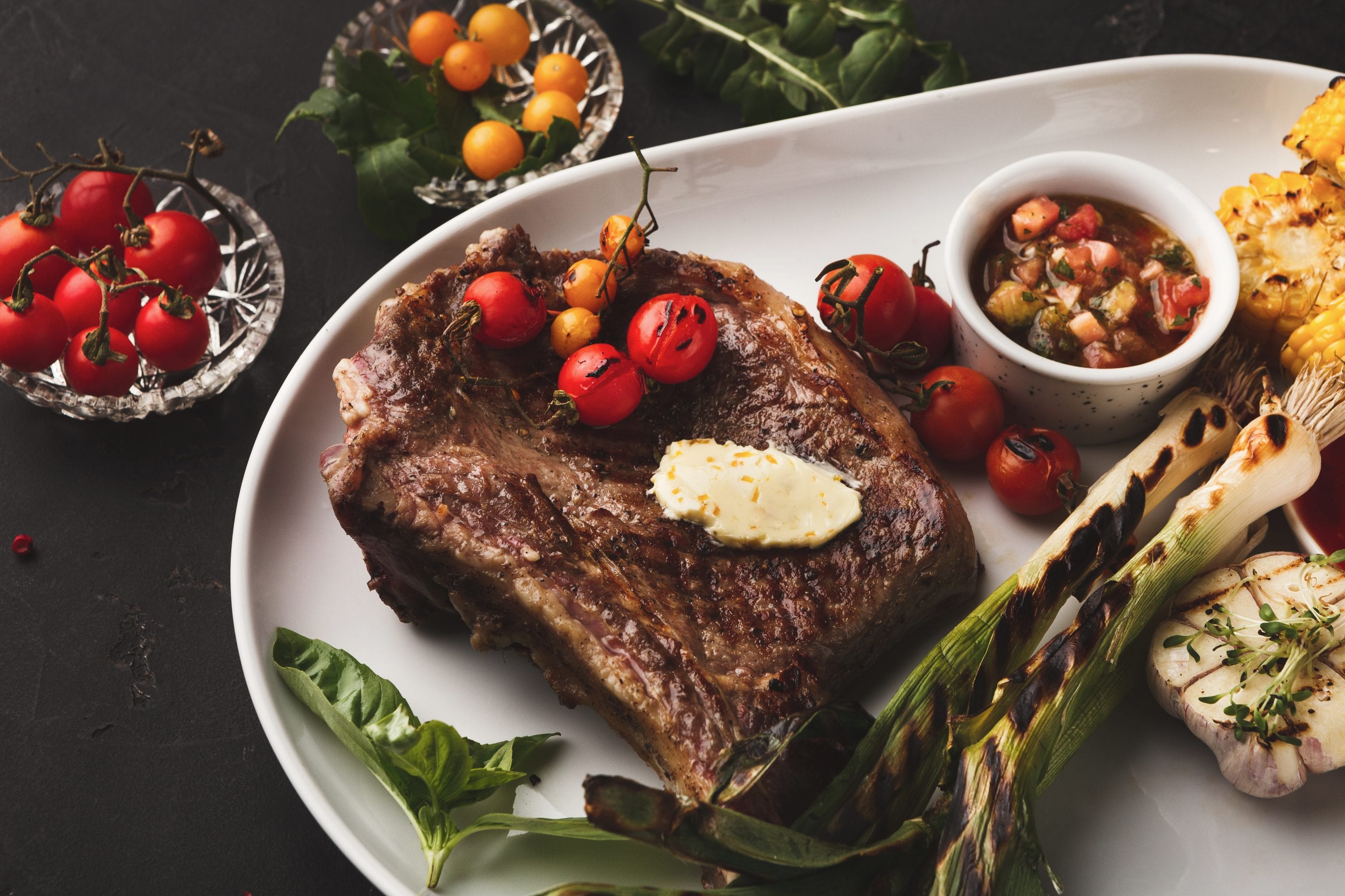 juicy beef steak served at restaurant PRL9MQJ