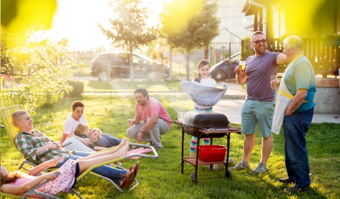 event image family barbeque