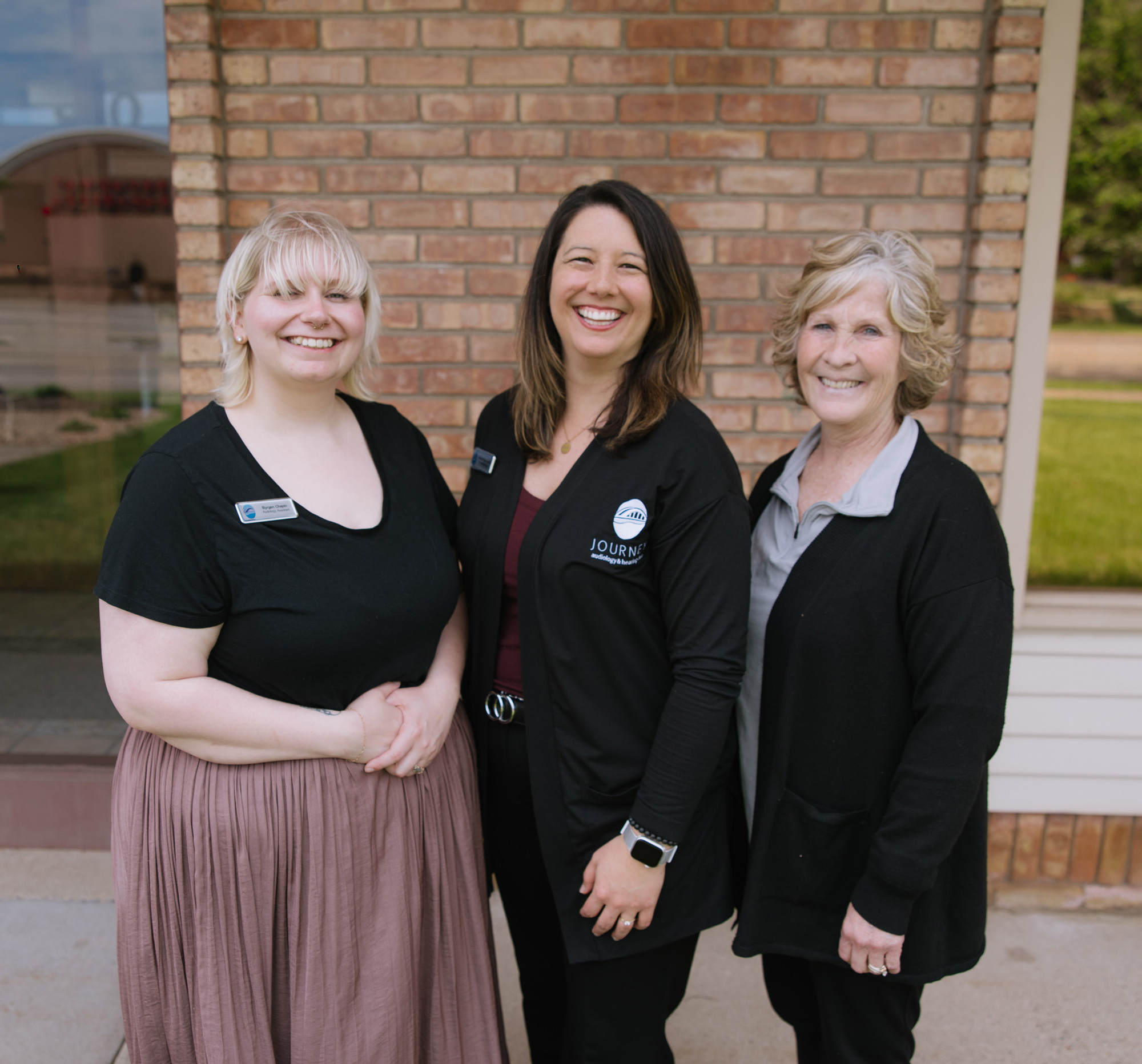 journey audiology staff team outside