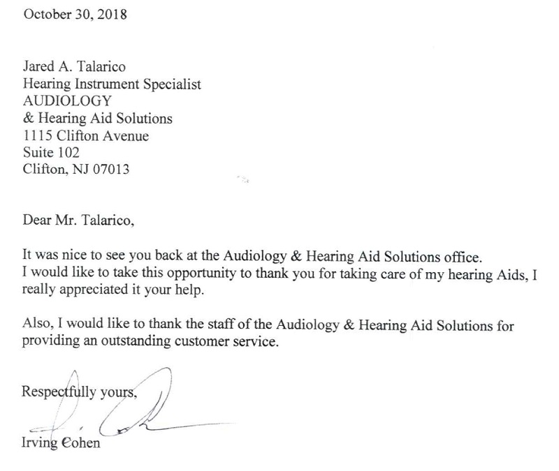outstanding customer service review from patient