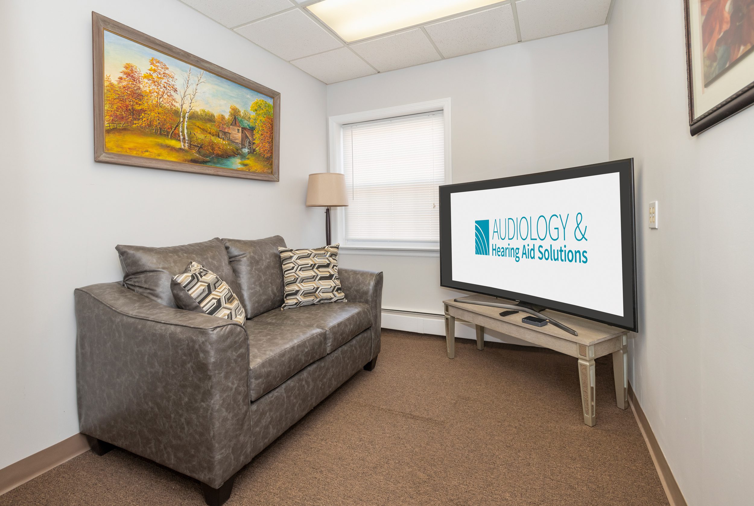 Clifton TV Room with Logo
