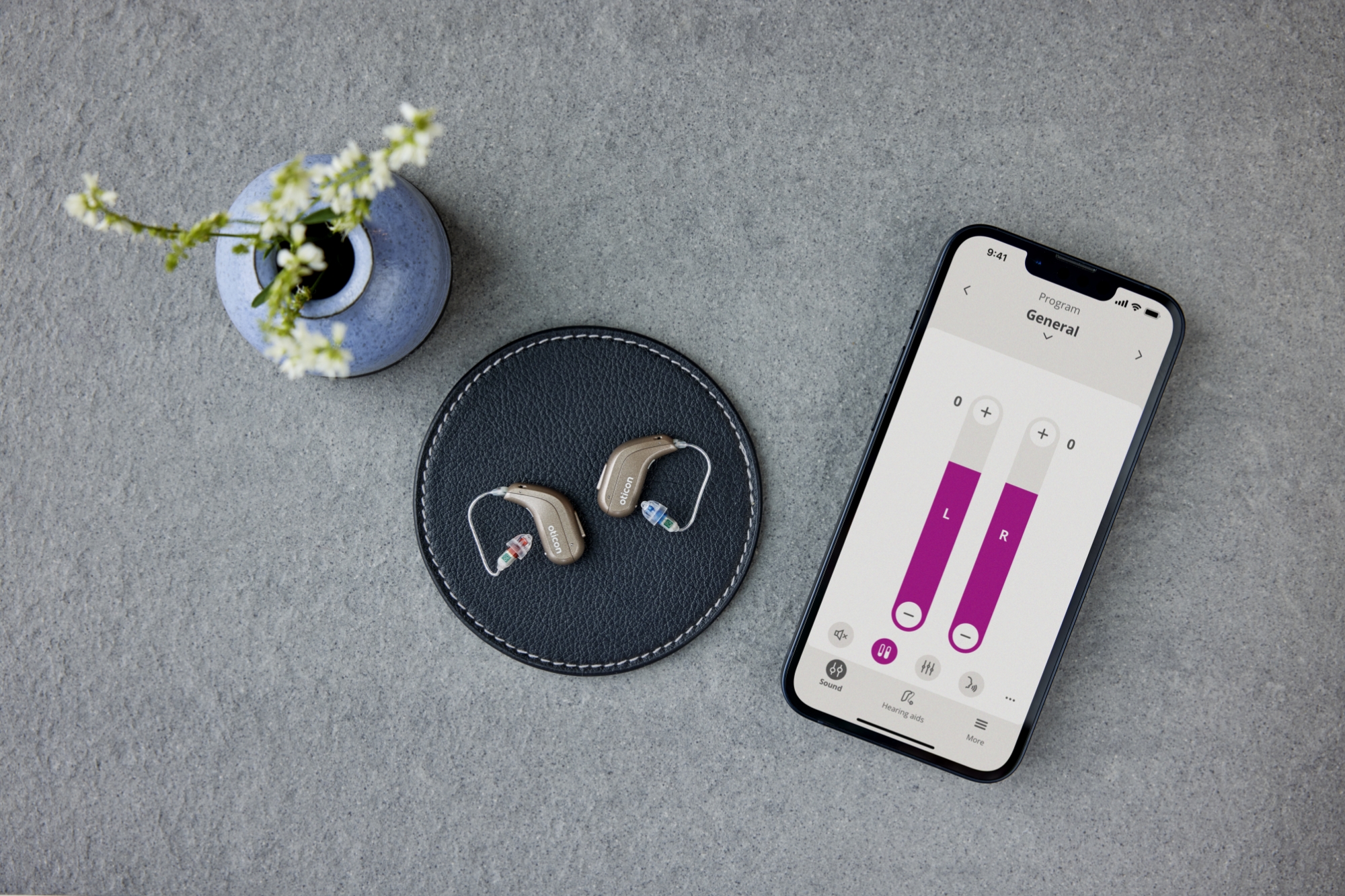 oticon intent hearing aids smartphone with app