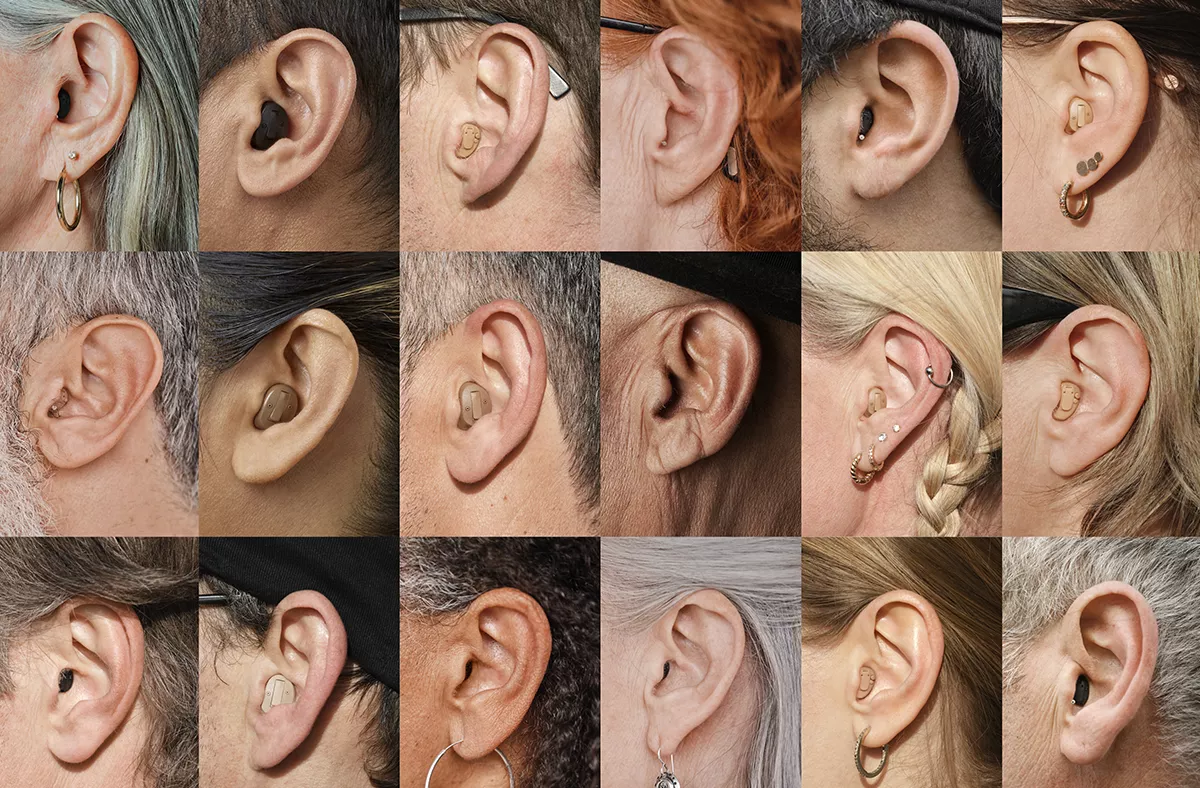 heraing aid styles diverse