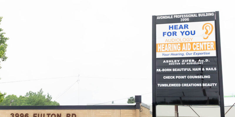outdoor signage