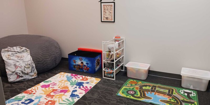 childrens play area in office