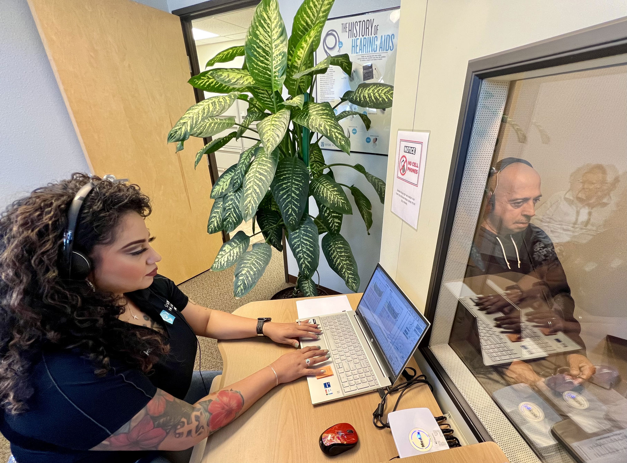 image hearing test evaluation