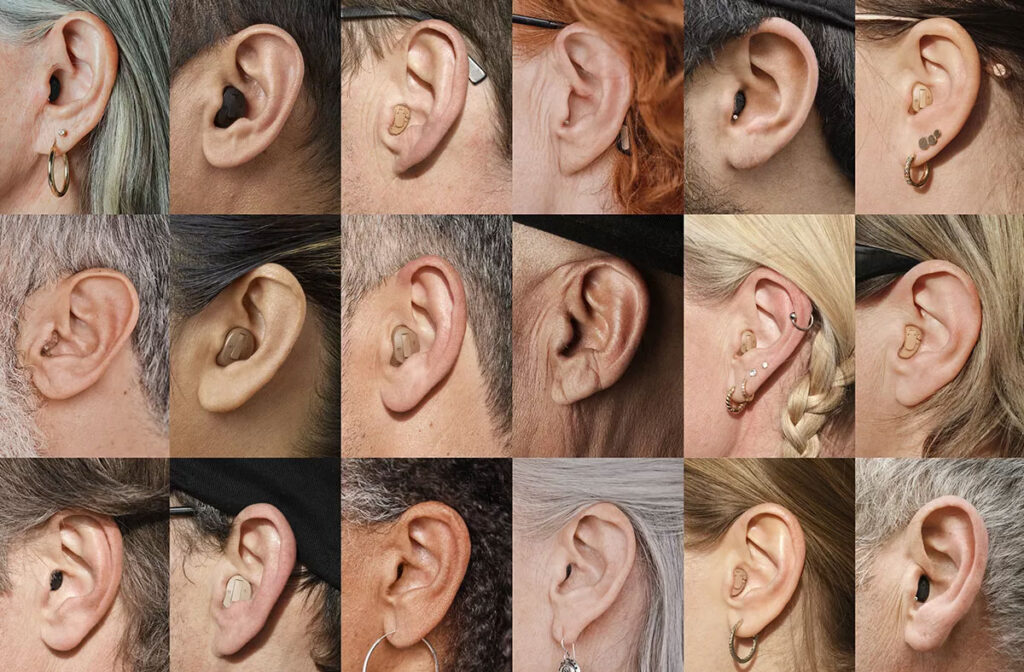 hearing aid styles diverse