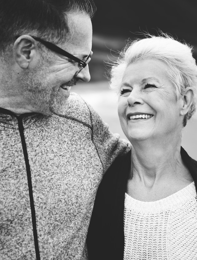 old couple with hearing loss