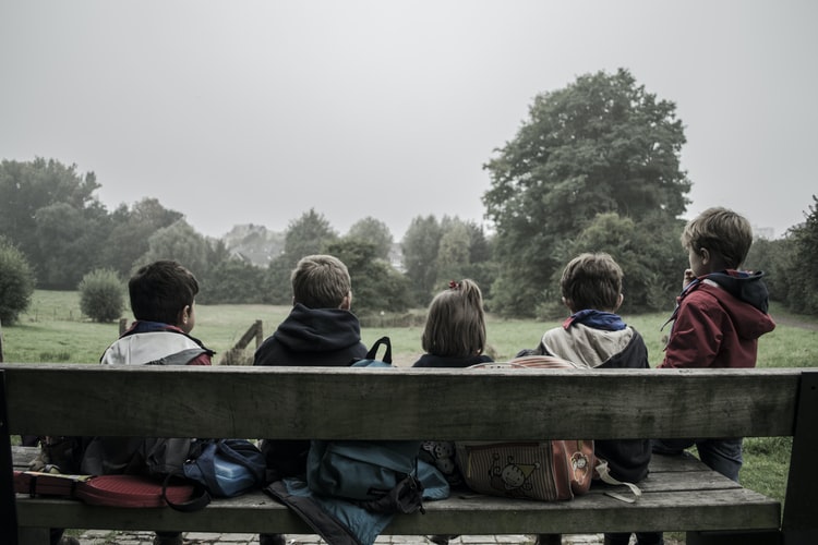 children gathering hearing loss