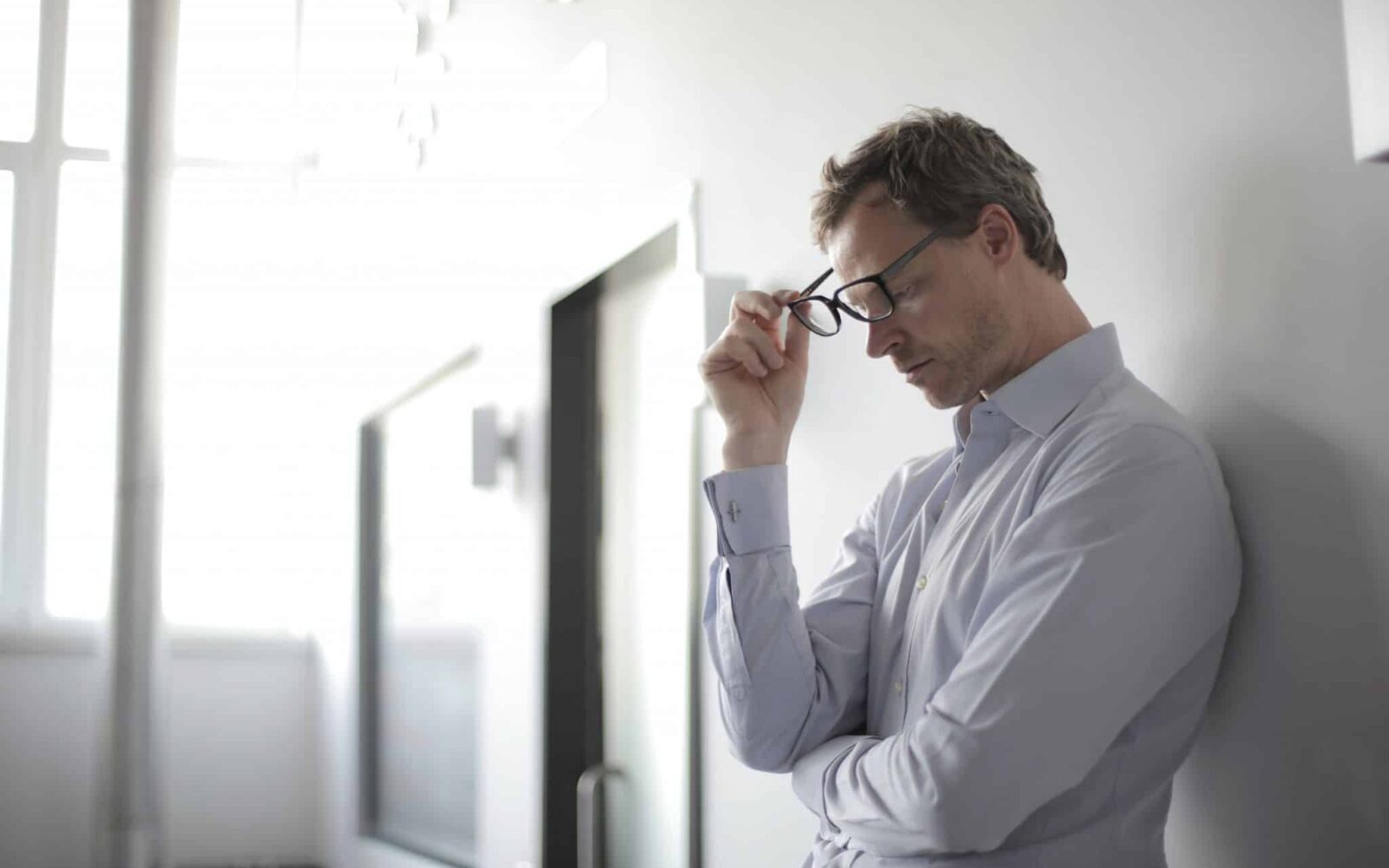 stressed man