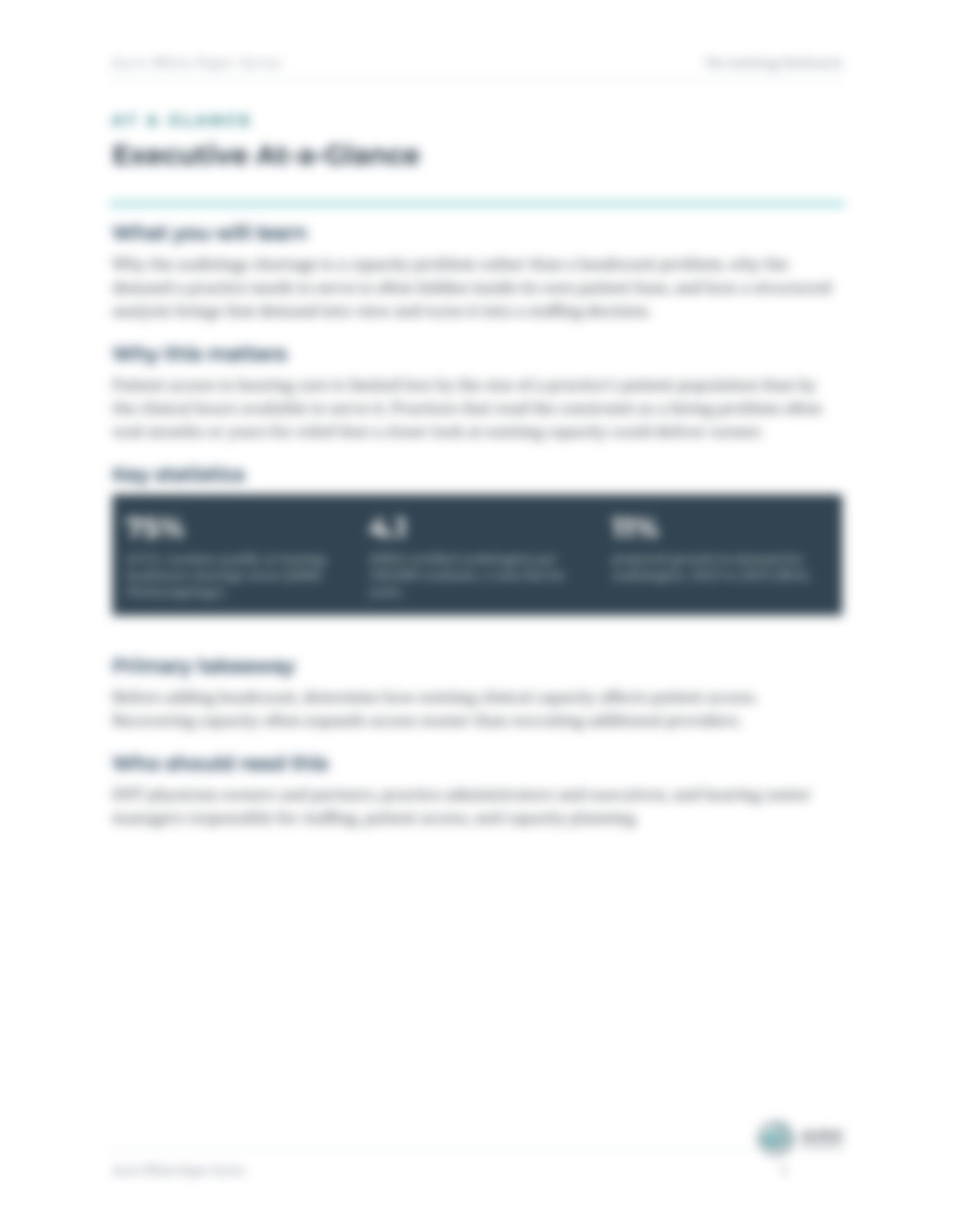 Auris White Paper The Audiology Bottleneck July 2026 Page 03