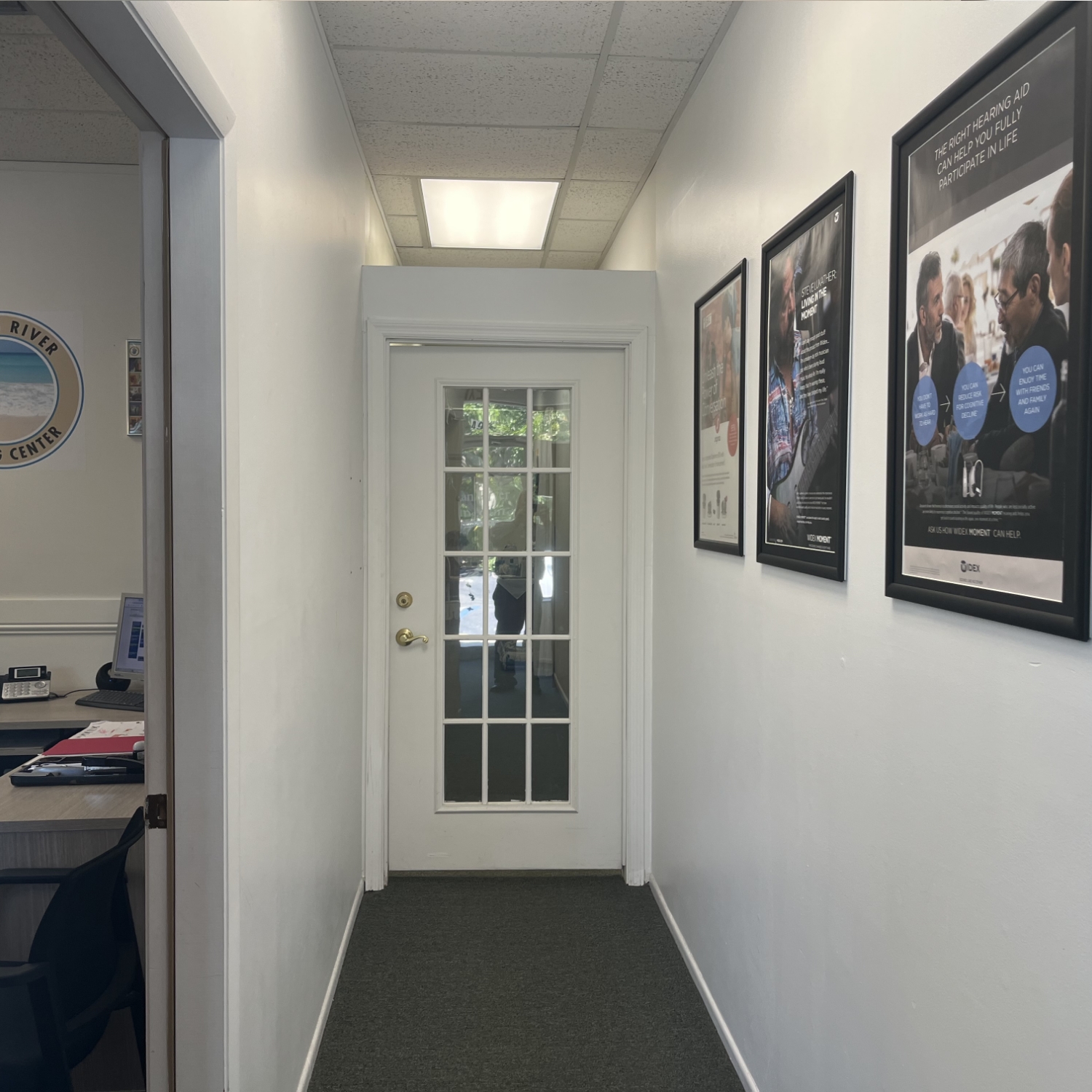 indian river office hallway