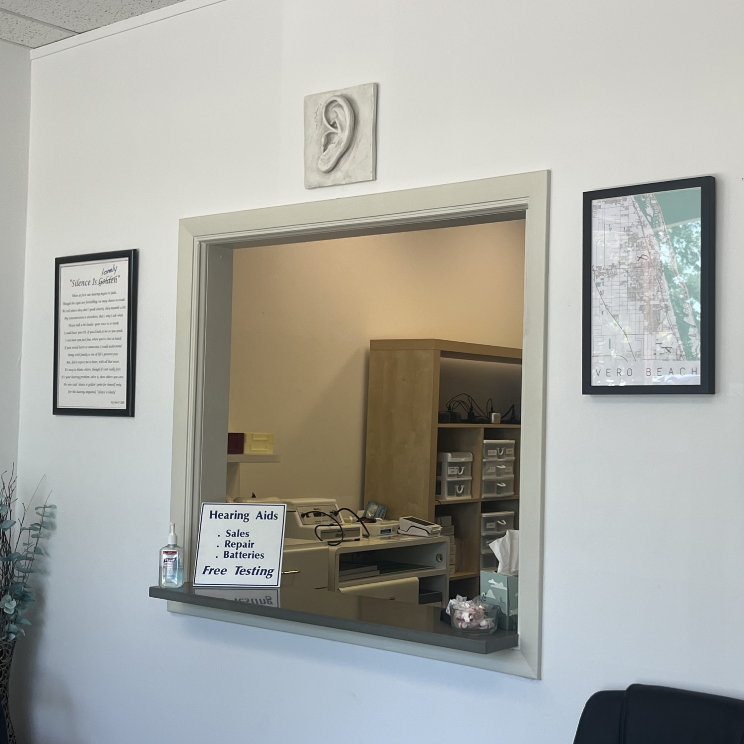 front office window