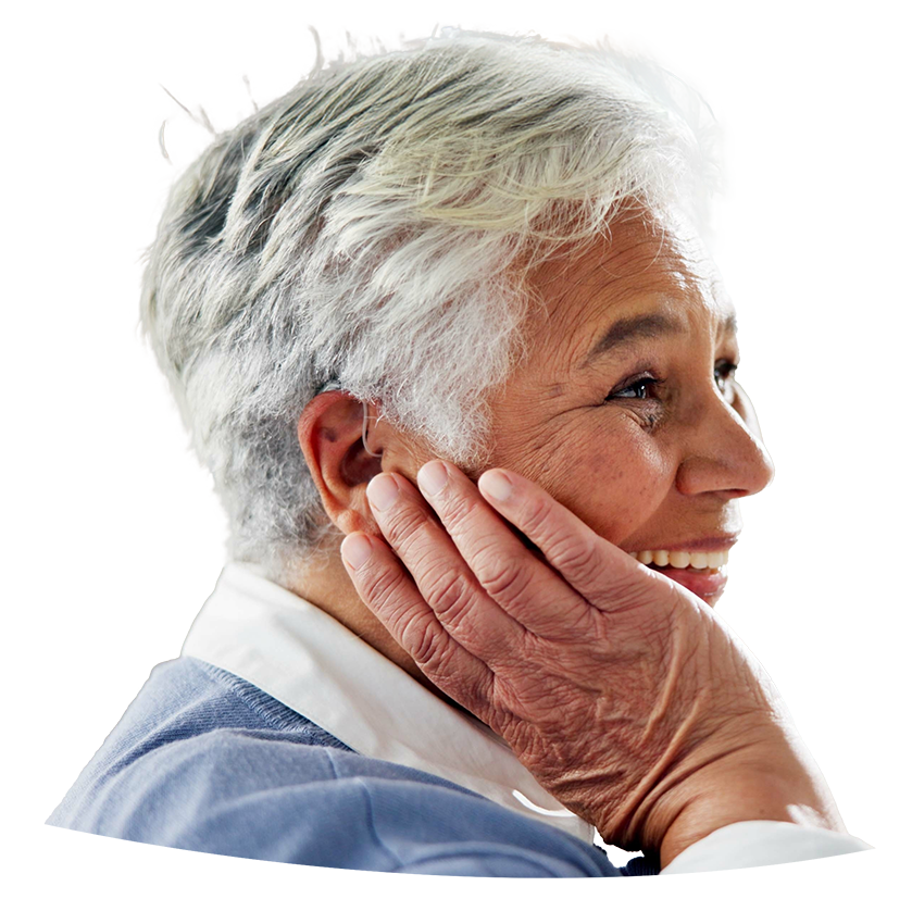 hearing senior woman shape2