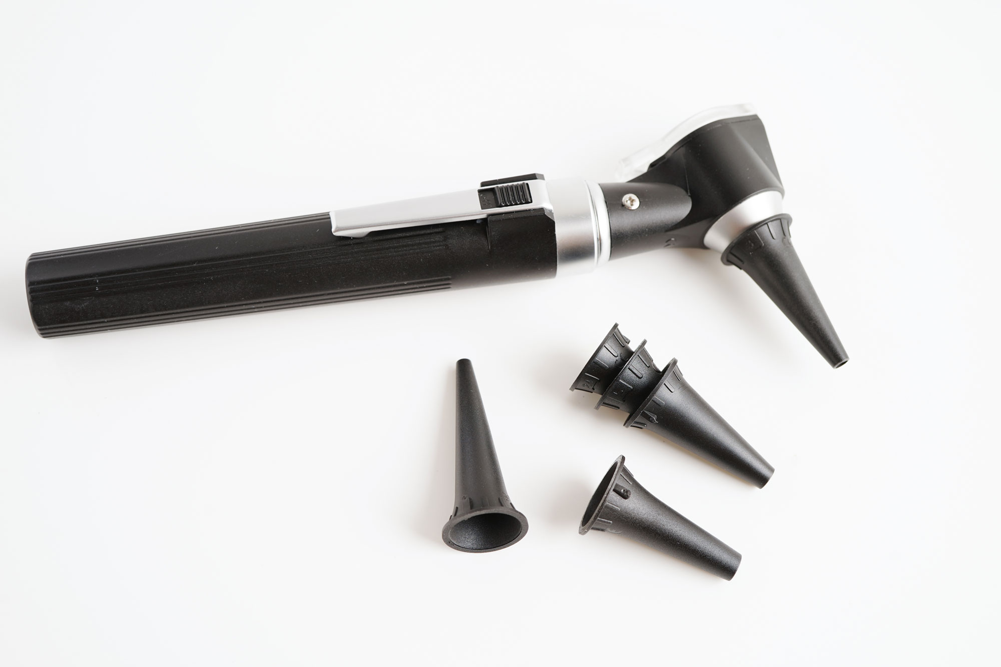 Otoscope isolated on white background