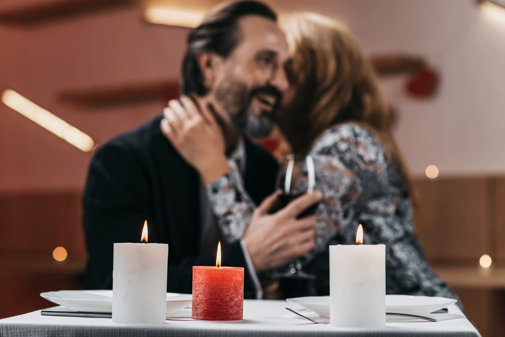 Candles Valentine's Day Hearing