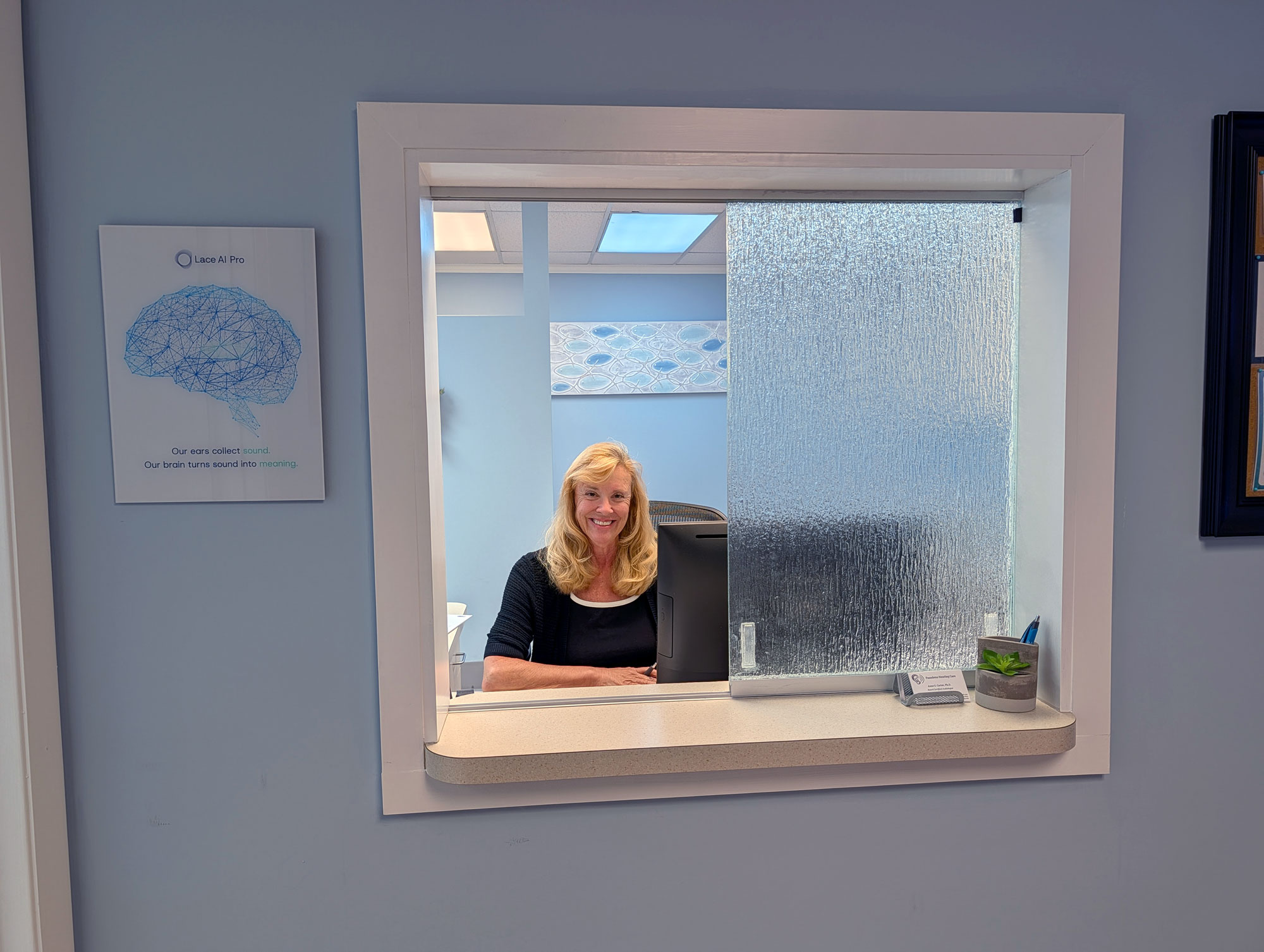 front office window