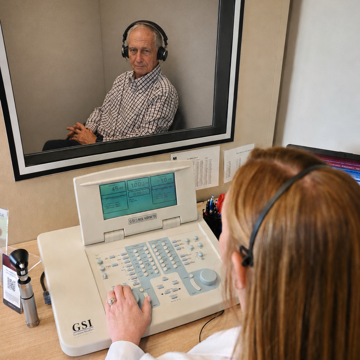 mcguire hearing hearing test in sound booth mcguire hearing hearing test in sound booth