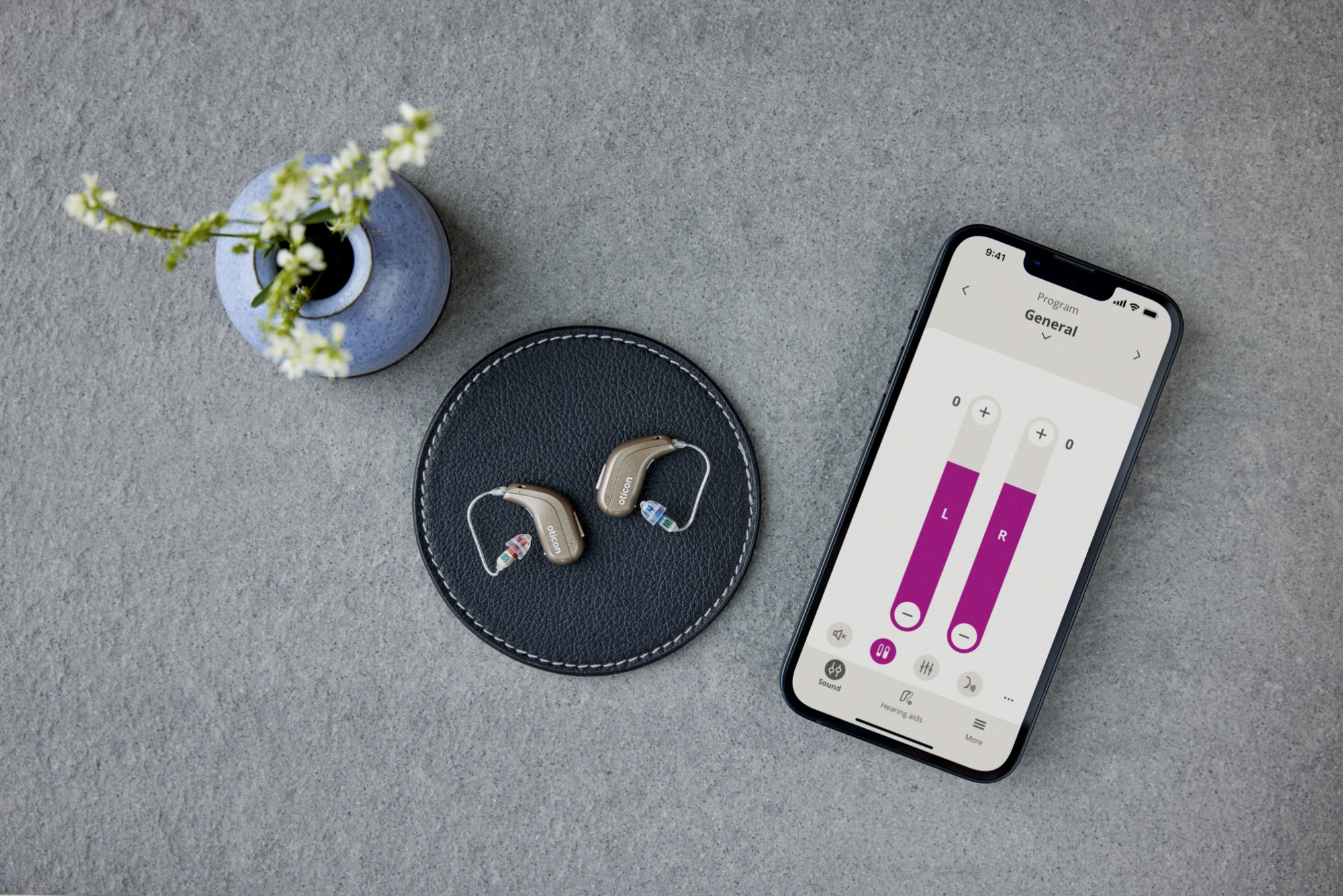 oticon intent hearing aids smartphone with app