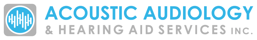 logo acoustic audiology horizontal