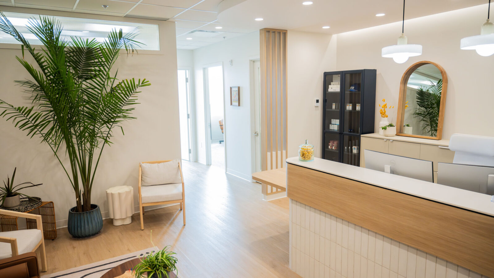 front office welcome desk