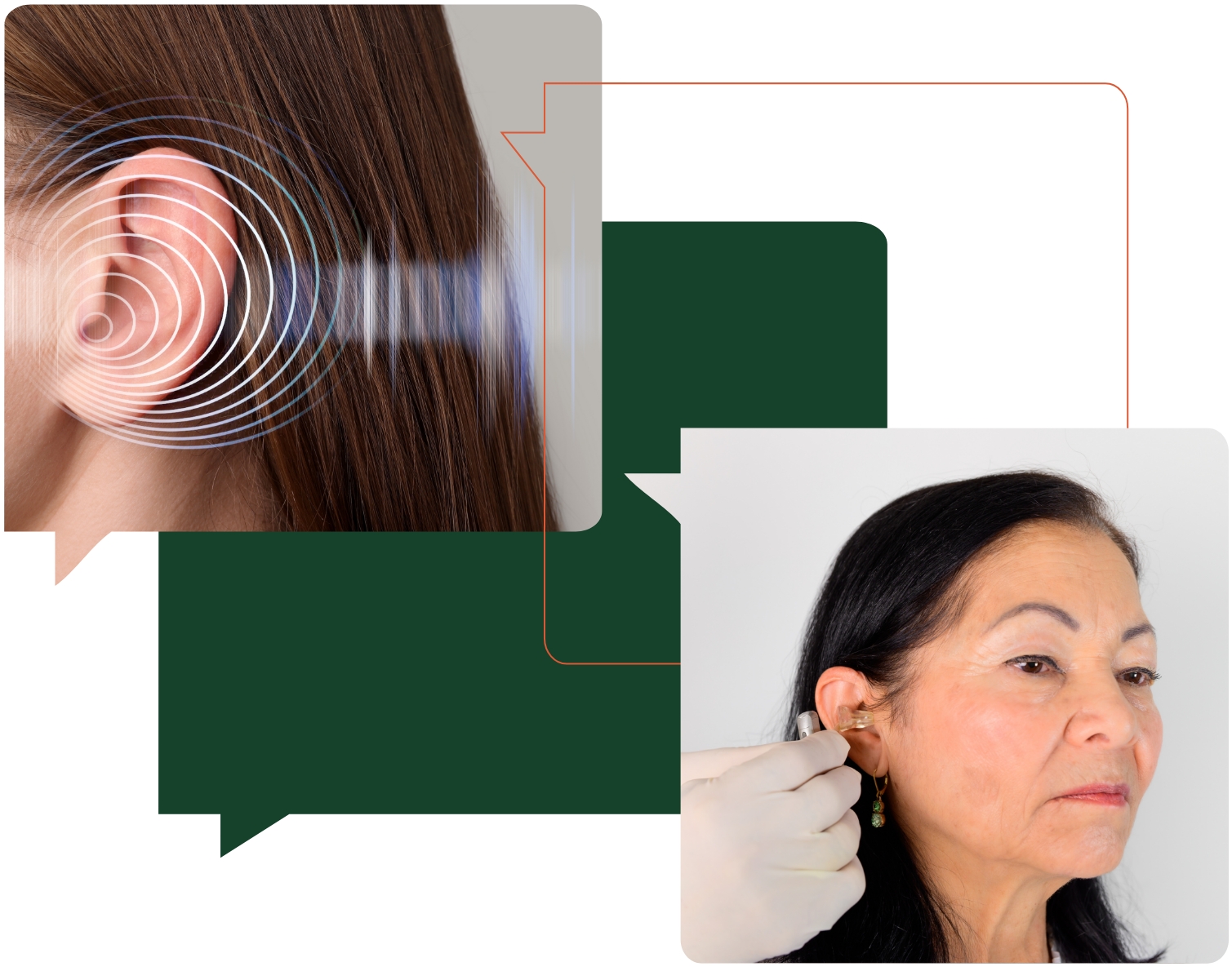 hearing care collage