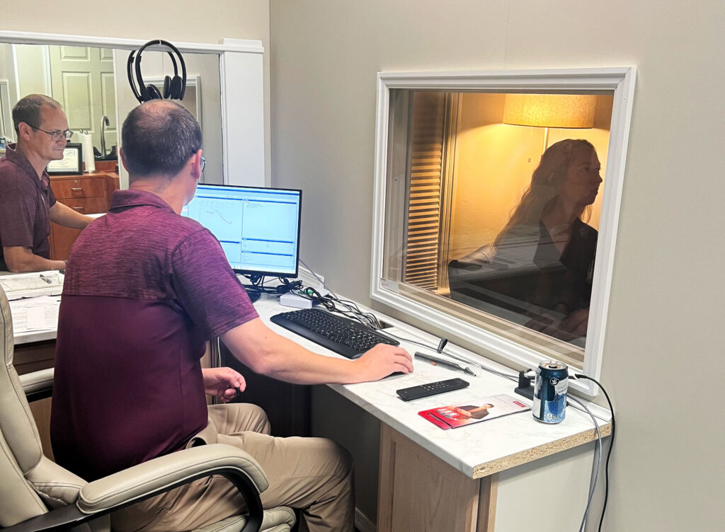 All About Hearing Exam Room