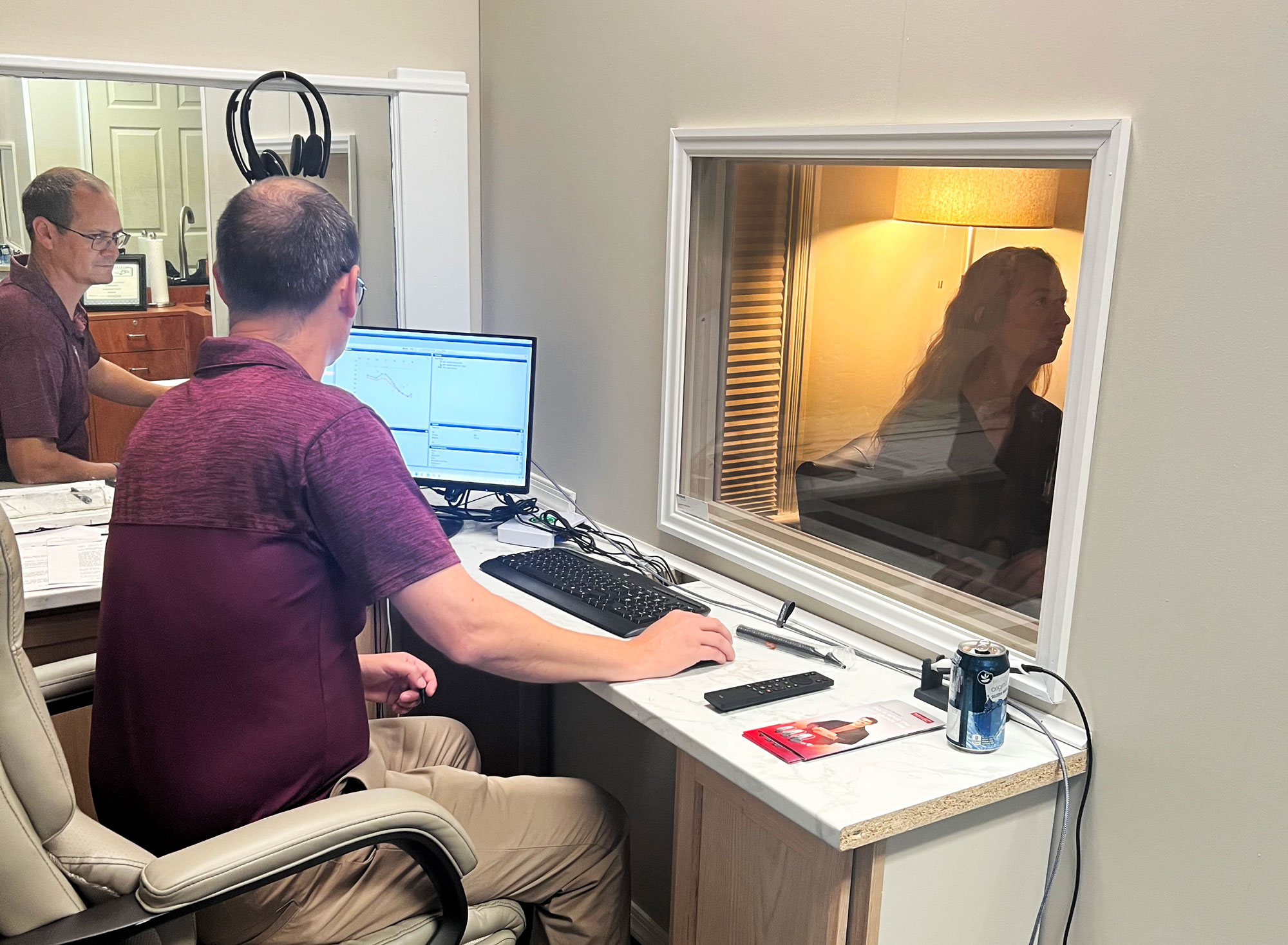 All About Hearing Exam Room