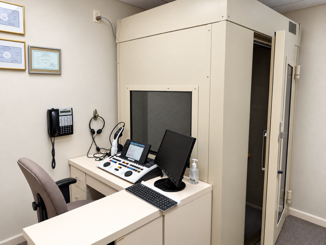 cove audiology hearing test sound booth