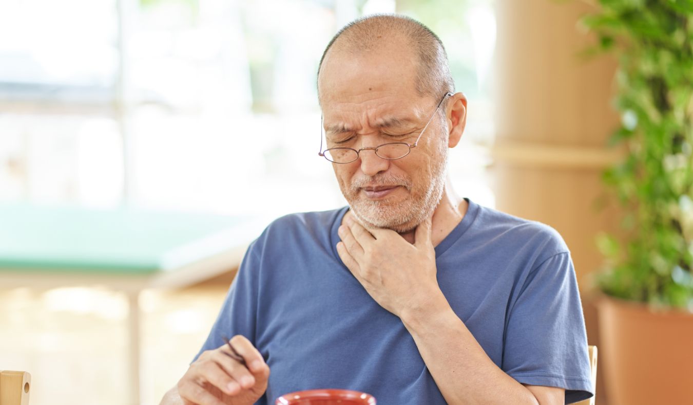 senior troubled swallowing
