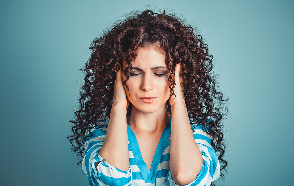 Woman with Tinnitus