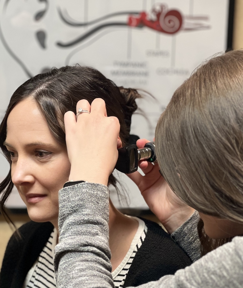 service image tall audiology exam