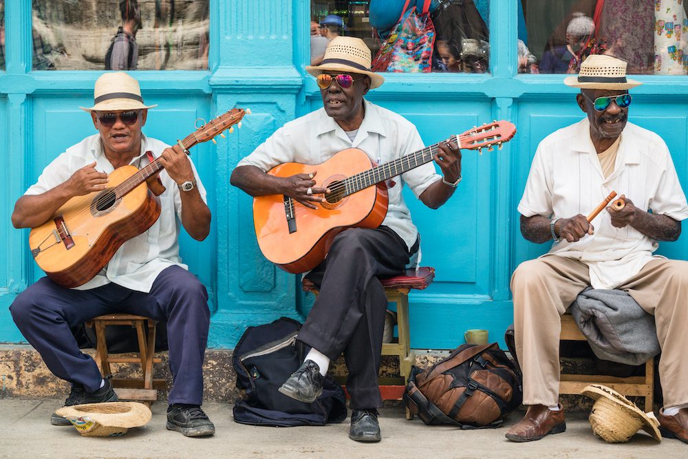musicians playing together