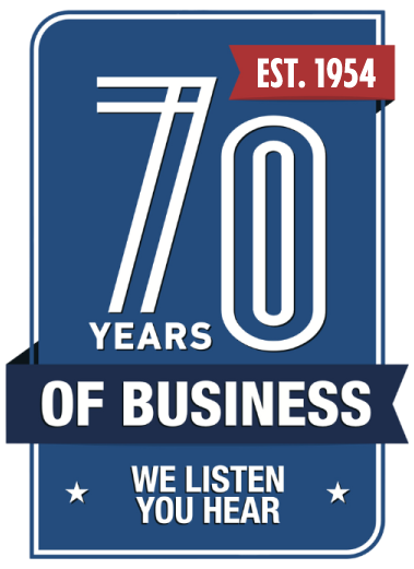 logo 70 years of business