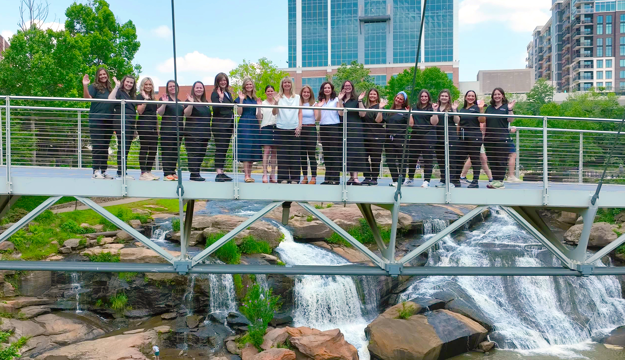 hero staff on liberty bridge