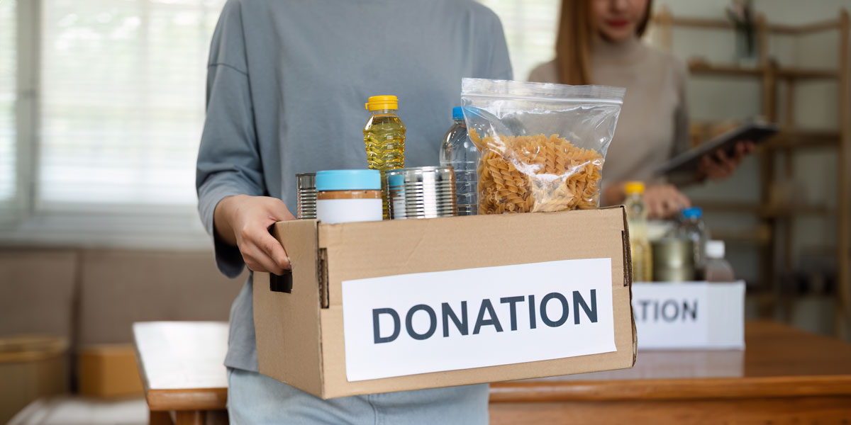 food drive donations