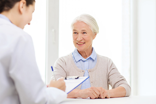 Woman at Doctor's Appointment
