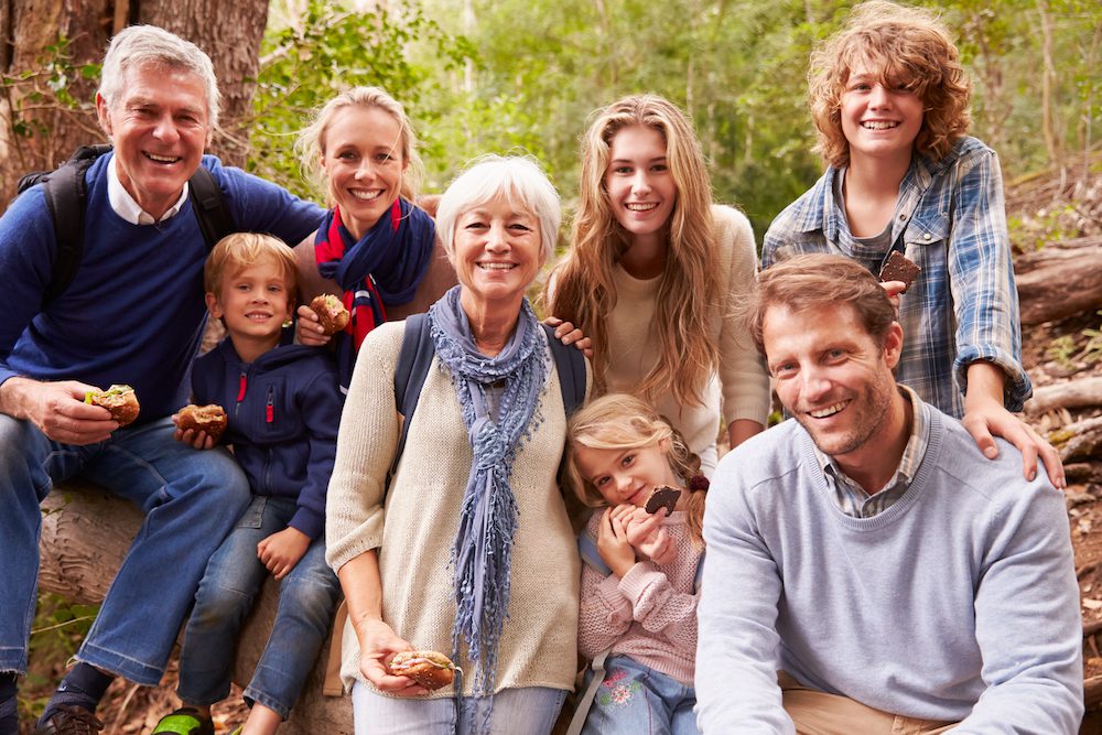 family in group photo